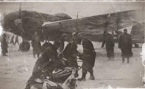 evacuation des blesses hors de Stalingrad